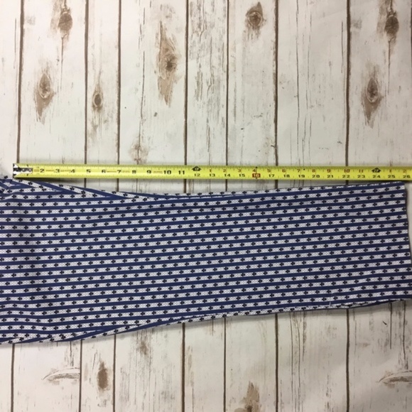Blue White Striped Floral Pants by Ann Taylor LOFT - Picture 5 of 8